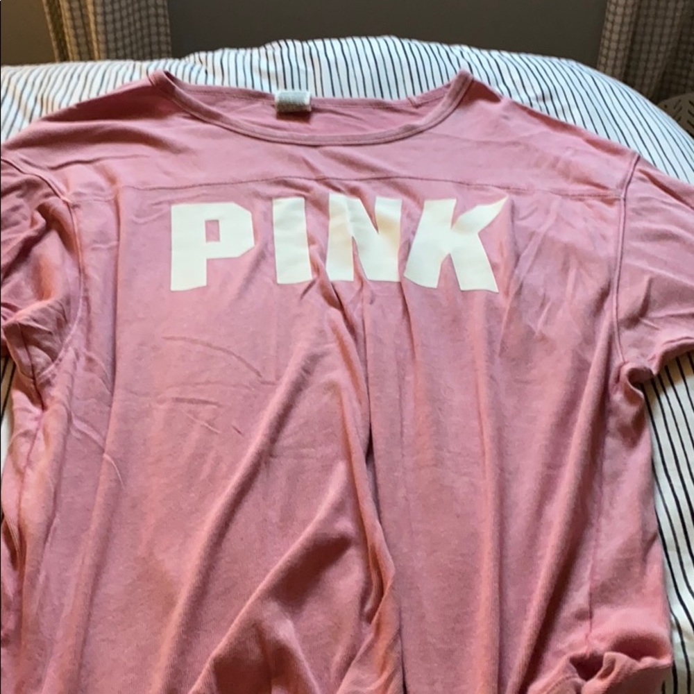 quarter sleeve PINK shirt